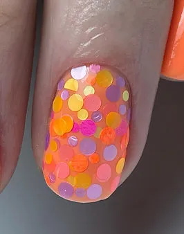 Nail art showcase photo linked to Instagram